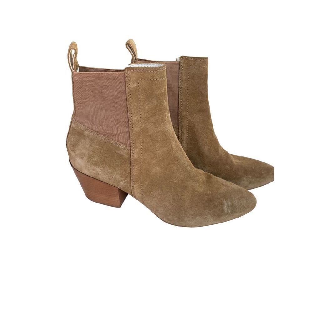 Matisse Harper Tan Leather Ankle Boots 9 - Women | Color: Beige camel brown  | S